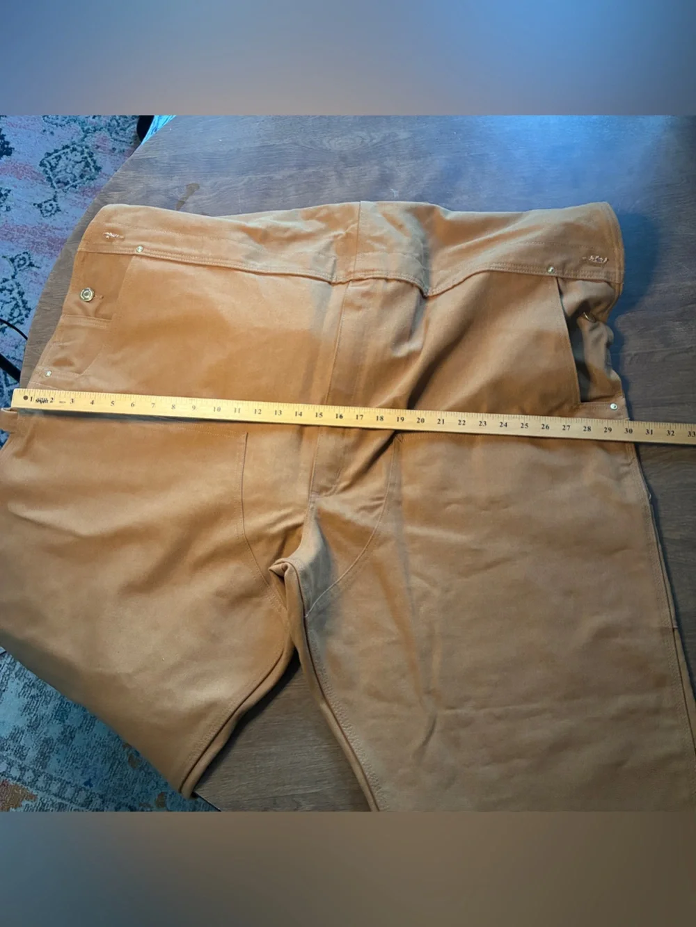 Carhartt Duck Bib Canvas Overalls Mens 54x30 R01 BRN Brown Workwear NWT NOS